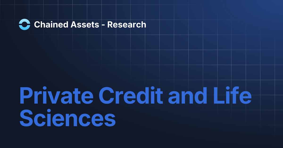 Private Credit and Life Sciences | Chained Assets - Research